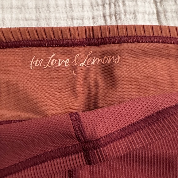 FOR LOVE & LEMONS Dani biker shorts - NWT - Size L - Picture 4 of 7